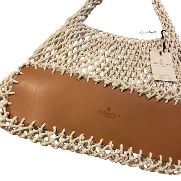 Woven Net Market Tote Bag - Hearth & Hand™ with Magnolia - Picture 6 of 6